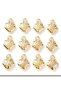 Strawberry Gold Color Thermos Compatible Charm Accessory Hanging Ornament with 10 cm Chain
