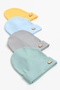 Baby Wooden Emblem 4-Piece Cotton Beret - 2