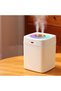 Double Nozzle Silent Rgb Lighted 3Lt Air Humidifier Home Office Ultrasonic Humidifier Humidifier