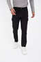 Camp593 Outdoor Softshell Water and Wind Resistant Winter Men's Black Tactical Pants with Fleece Inside - 2