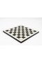 Wooden Chess Board and Metal Chess Pieces Easy to Carry Small Size Chess Set - 4