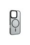 iPhone 16 Pro Max Compatible Magsafe Featured Transparent Edges Soft Fall Silicone Case - 2