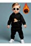 Children's Printed Hooded Tracksuit Set