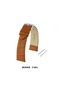 R4147 Genuine Leather Strap - Tan - 20mm Compatible - Patterned and Stylish Design - Unisex - 4