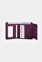 9738 Genuine Leather Small Size Women's Wallet Purple - 3