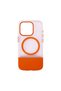 iPhone 15 Pro Compatible Magsafe Featured Colorful Edges Soft Transparent Divine Silicone Case - 2