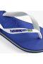 Brasil Logo Turquois Unisex Blue Slippers - 3