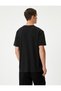 Cotton Short Sleeve Slogan Printed Crew Neck T-Shirt - 4