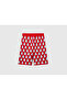 Men's Red Fruit Patterned Cotton Knitwear Shorts - 4