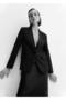 Satin Collar Wool Blazer Jacket - 5