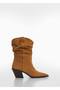 Suede Leather Ankle Boots - 3