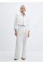 Crop Fabric Jacket with Pockets - 2