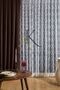 Brown Pleatless Extra Foam Plain Plantation Background Curtain Single Wing 9249