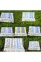 7-Pack Baby Mouth Wipes - 22X22 cm Soft Combed Cotton Fabric Mouth Wipes - Sky Series (Blue Tones) - 5