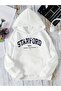 Stanford Baskılı Kapüşonlu Sweatshirt - 3