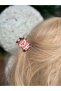 Imported Luxury Bone Pearlescent Shiny Christmas Christmas Deer Deer Clothespin Buckle Female Child - 3