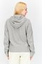 Women Sportswear Fit Hooded Long Sleeve Sweatshirt, Grey - 3