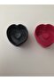 Bybirgül Anthracite Red 18 Pieces Mini Silicone Heart Cake Mold, Muffin Mold, Cake Mold 18 Pieces - 4