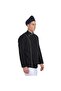Cook Jacket Black Gold Color Piping t Model - 2