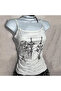 White Gothic Anime Sword Strap Crop - 4