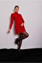 Women's New Year Red Dress - 2