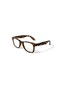 Santiago Wayfarer Unisex Cross-Cut Shiny Classic Blue Light Filter Screen Glasses Blue Block - 2