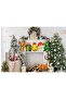 New Year's Party Santa Claus Pine Tree Foil Balloon Set - 3