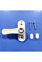 Pvc Door Window Pimapen Child Safety Lock with Button Burglar Security Latch Plastic 5 Pieces