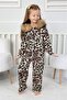 Girl's Hooded Hat Tassel Detailed Tracksuit Set - 4