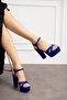 12cm Dark Blue Satin, Running Guaranteed.