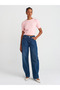 10651 Crew Neck Soft Textured Short Sleeve Knitwear Sweater-Pink - 3