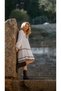 Black Floral Embroidery Embroidered Ecru Bohemian Dress - 6