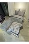 Single Welsoft Pufidik Sleeping Set (With Elastic Sheet) Gray Chain - 6