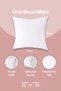 4 Pieces Throw Series Antiallergic 100% Silicone Fiber Filled Throw Pillow Inner Square Pillow 45X45Cm 350Gr - 3
