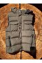 Children's Hooded Pocket Detailed Inflatable Thick Vest