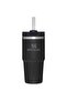 The Quencher H2.O Flowstate Tumbler Thermos Cup with Straw 0.41 L Black
