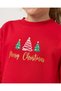 New Year's Christmas Print Cotton Dress Girls - 4