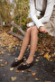 Winks Women's Coffee Real Suede Ballet