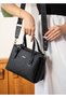 Justpolo Women's Black 4 Compartment Hand and Shoulder Bag - 3