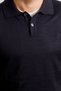 Interview Wraps Polo Neck Extrafine Wool Black Knitwear Sweater - 8