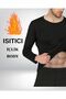 Men's Thermal Raised Inside Soft Texture Top Thermal Long Sleeve T-Shirt Top Thermal Underwear - 2