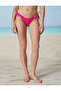 Textured V-Cut Bikini Bottom - 2