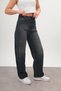 Tibetan Spray Baggy Adjustable Waist Buckle Women's Wide Leg 2024 New Model Jeans - 5