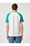 Pocket Detailed T-Shirt Raglan Sleeve Crew Neck Short Sleeve - 4