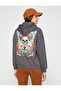 Printed Hooded sweatshirt with fleece inside - 4