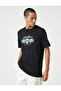 Basic T-Shirt Skull Printed Crew Neck