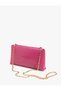 Crossbody Bag Faux Leather Chain Strap Snap Closure - 2