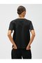 V-Neck Printed Cotton T-Shirt - 4