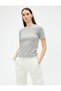 Ribbed T-Shirt Sleeves with Ruffle Detail - 3