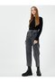 Short Wide Leg Stoned Jeans Pocket Cotton - Bianca Jean - 2
